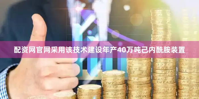 配资网官网采用该技术建设年产40万吨己内酰胺装置